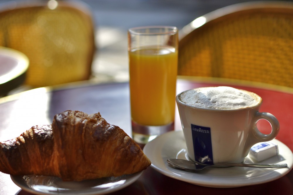 Breakfast in Paris, France 