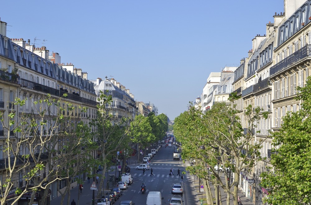 The view from Promenade plantée, Paris, France