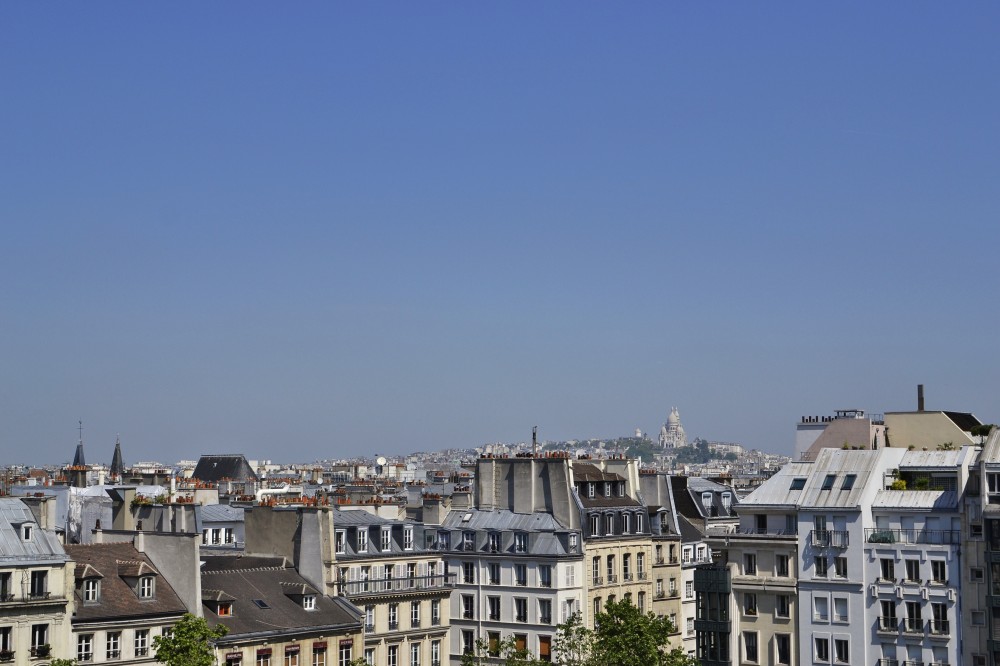 View from Centre Pompidou, Paris, France