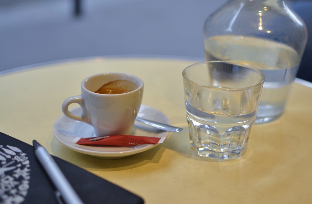 Espresso in Paris, France 