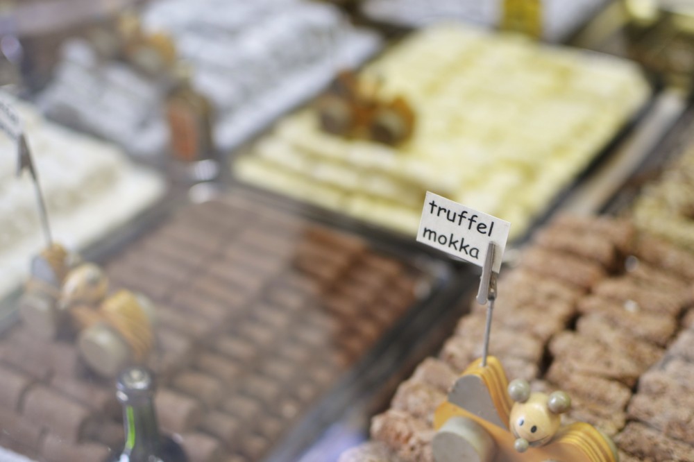 Chocolate in Bruges, Belgium