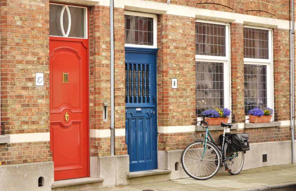 Doors in Bruges, Belgium