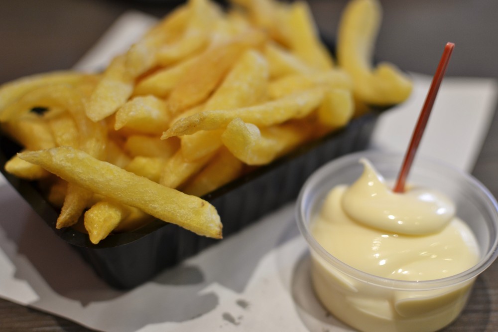 Fries in Bruges,Belgium