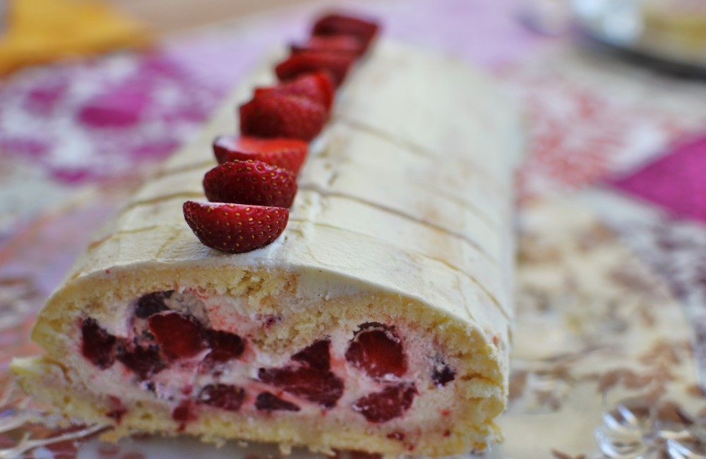 Strawberry cake in Germany