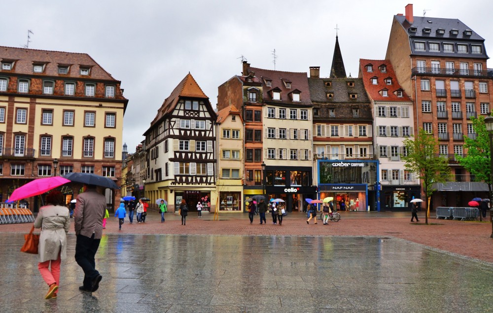 Strasbourg in the rain