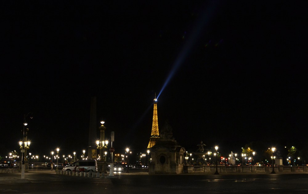 Place de la Concorde at night, Paris 