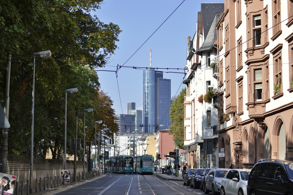 Street in Frankfurt, Germany
