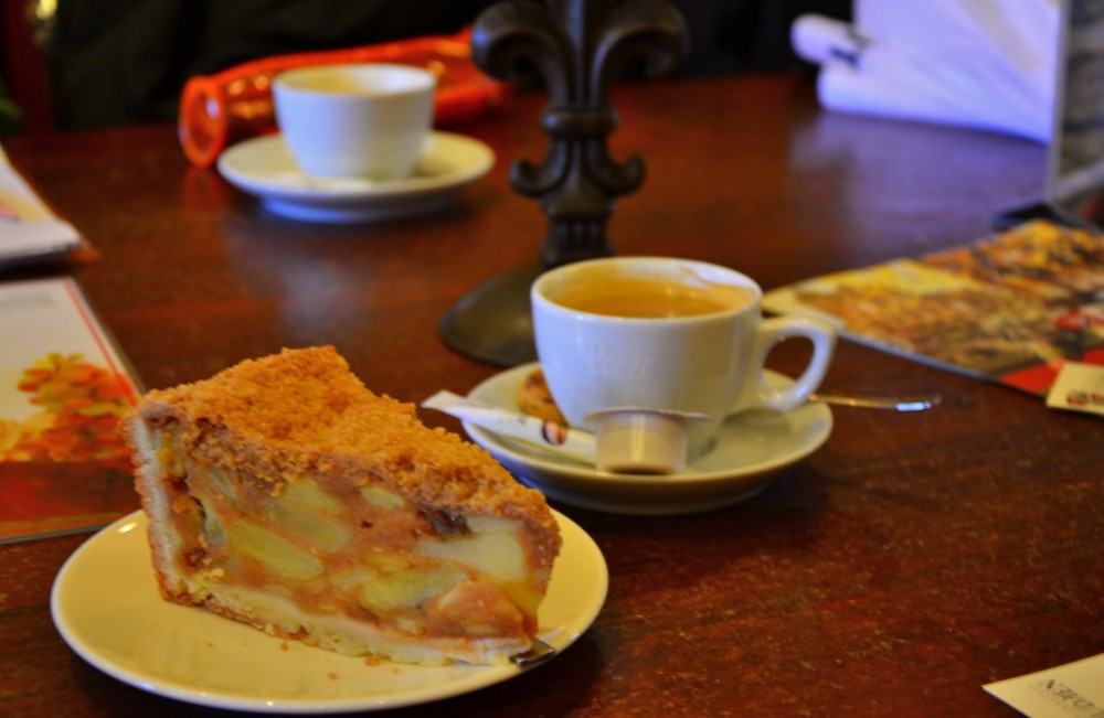 Coffee and cake in Utrecht, Holland