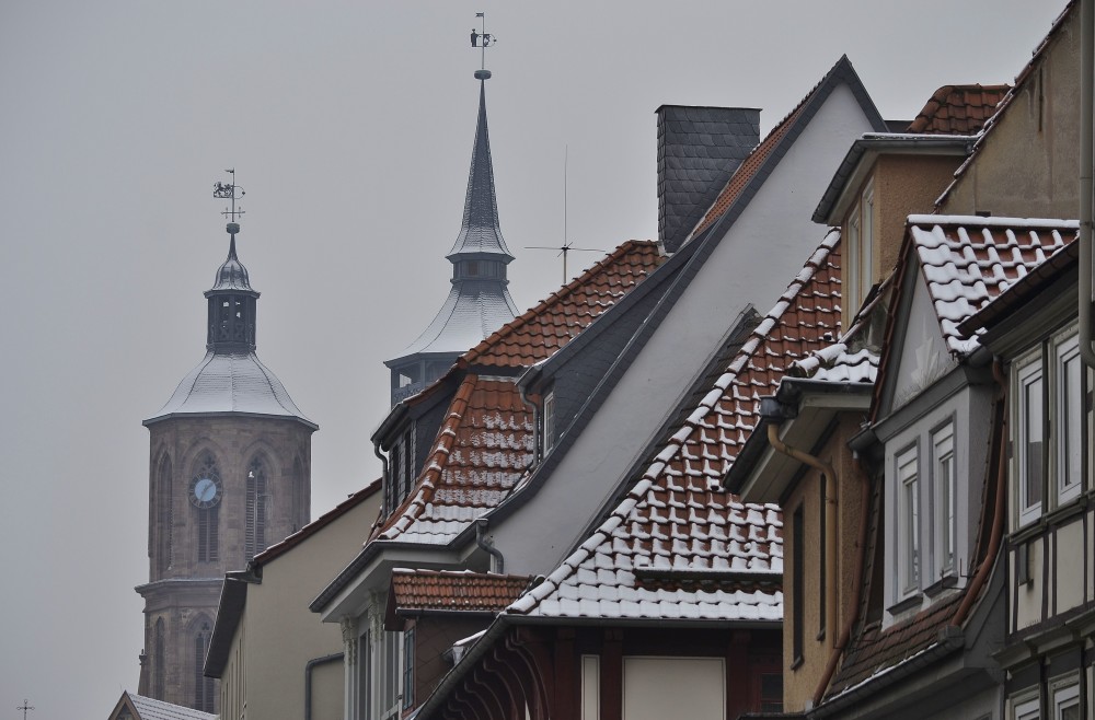 Snow days in Göttingen, Germany
