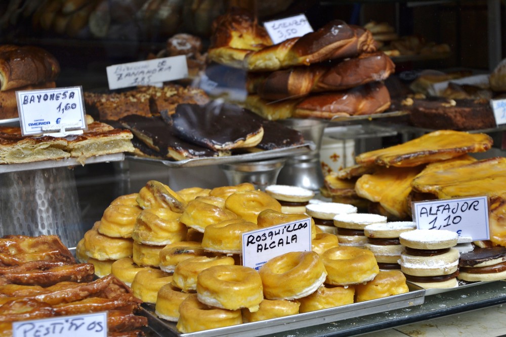 Sweets in Madrid, Spain