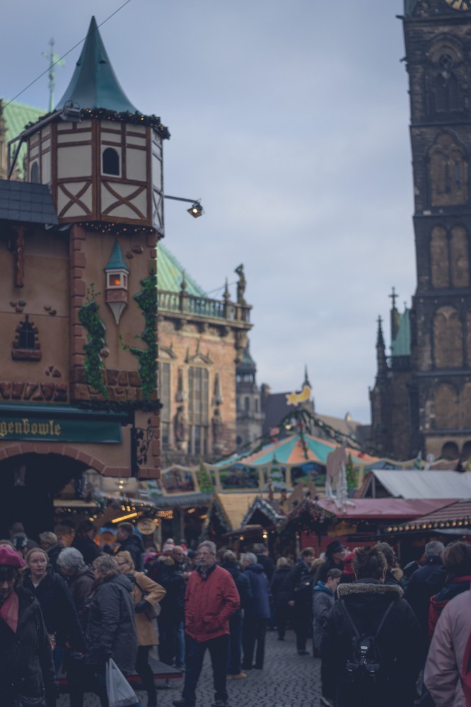 Christmas market in Bremen, Germany