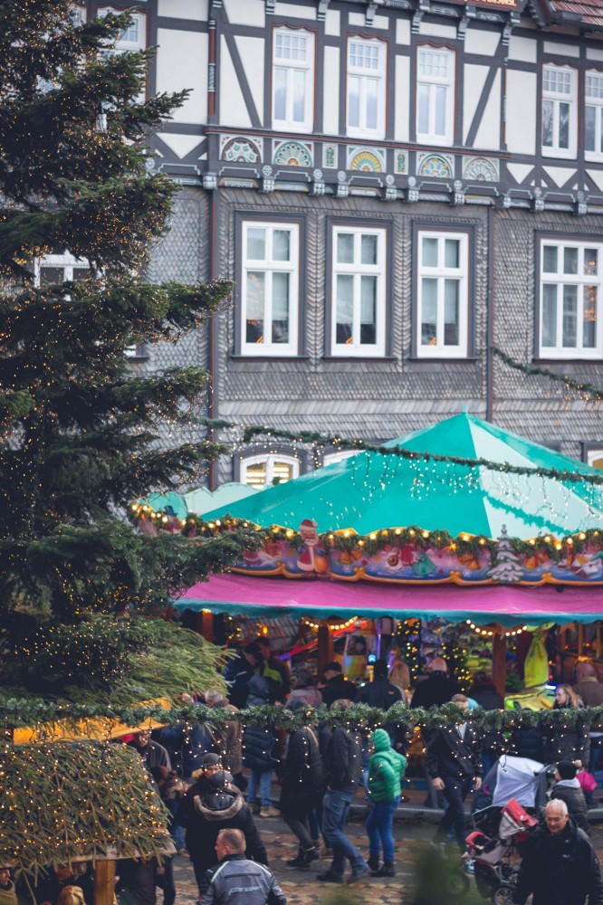 Christmas market in Goslar, Lower Saxony, Germany