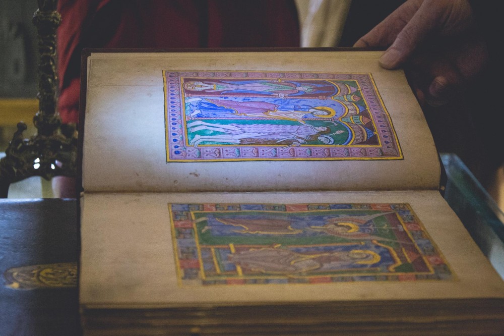 St Alban'd Psalter faksimile in Hildesheim, Germany  
