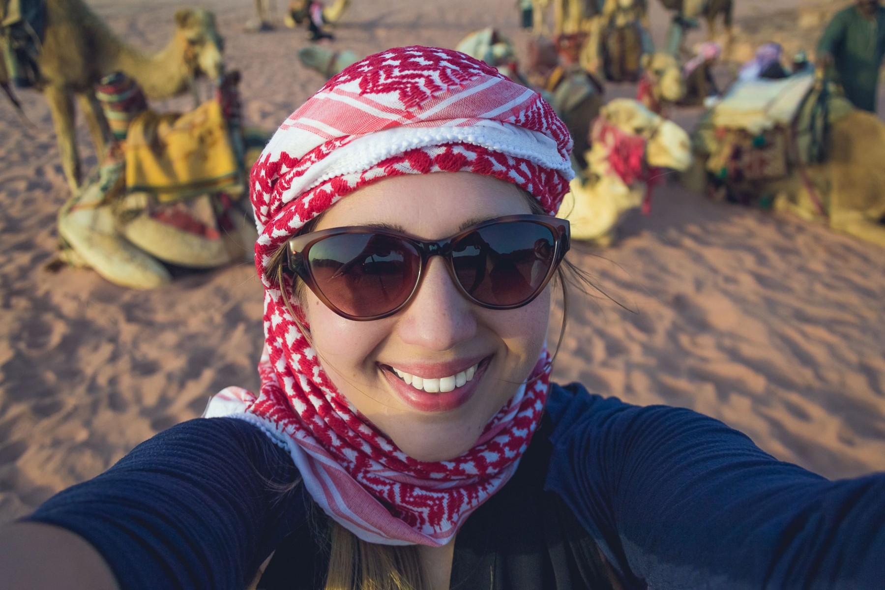 Traveling in Jordan in April 2015