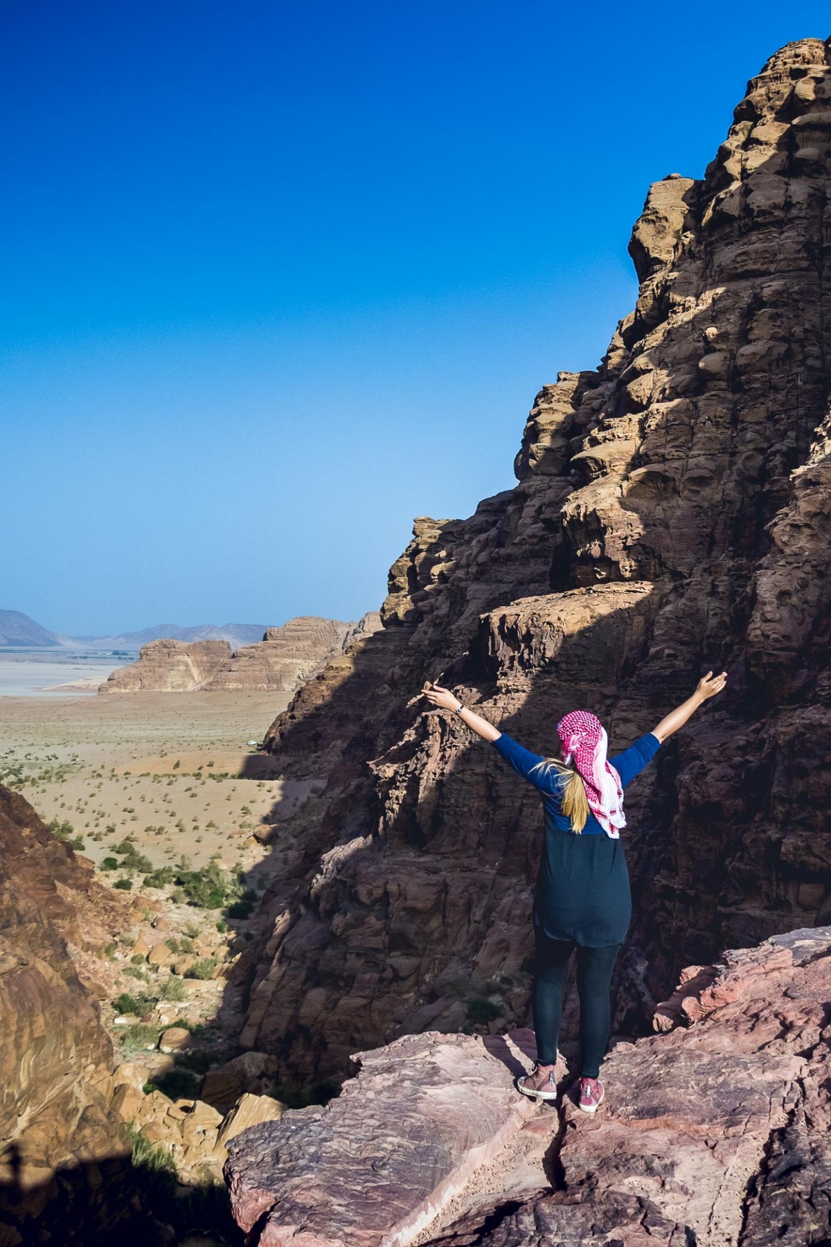 Julika in Wadi Rum, Jordan