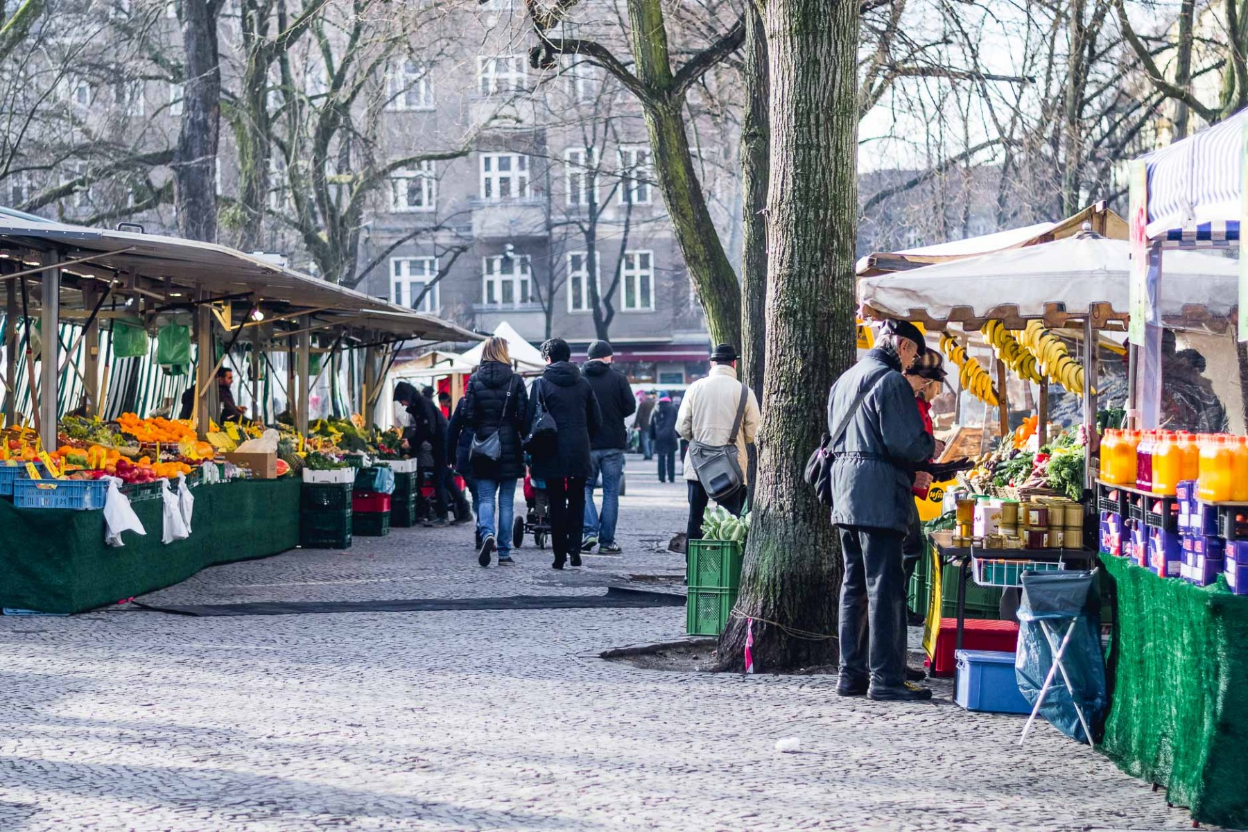 Farmers' market in Berlin, Germany